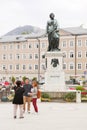 Mozart statue Salzburg