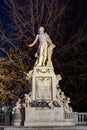 Mozart statue, Vienna, Austria Royalty Free Stock Photo