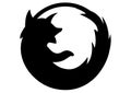 Mozilla Firefox Logo Royalty Free Stock Photo