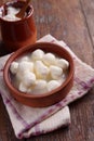 Mozzarella balls in brine