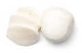 Mozzarella Isolated on White Background