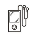 Mp3 icon. Vector illustration decorative design Royalty Free Stock Photo