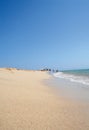 Sandy beach at Neapoli, Greece Royalty Free Stock Photo