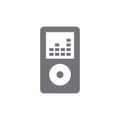 Mp3 player icon. Vector illustration decorative design Royalty Free Stock Photo