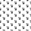 Mp3 player seamless pattern isolated on white background Royalty Free Stock Photo