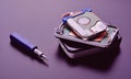 Electronic repair, mp3 player Royalty Free Stock Photo