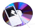 MP3 player and CD disk