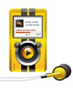 Mp3 player yellow