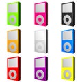 Mp3 Players in Various Trendy Colors