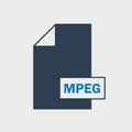 MPEG file format Icon