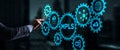 MPLS. Multiprotocol Label Switching. Routing Telecommunications Networks Concept on virtual screen