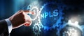 MPLS. Multiprotocol Label Switching. Telecommunications Networks Concept