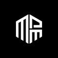 .MPM logo MPM icon MPM monogram MPM letter minimalist Circle flat Unique modern abstract logo design Royalty Free Stock Photo
