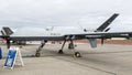 MQ-9 Reaper drone in Anchorage, Alaska Royalty Free Stock Photo