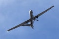 MQ-9 Reaper flying near Holloman Air Force Base Royalty Free Stock Photo