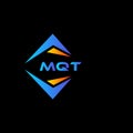 MQT abstract technology logo design on Black background. MQT creative initials letter logo concept Royalty Free Stock Photo