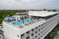 Mr C Coconut Grove Miami Hotel rooftop pool Royalty Free Stock Photo