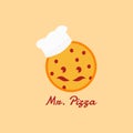 MR PIZZA Royalty Free Stock Photo