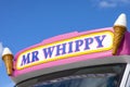 Mr Whippy Sign on an Ice Cream Van