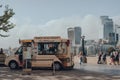 Mr. Whippy van by Tower Bridge, London, UK