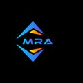 MRA abstract technology logo design on Black background. MRA creative initials letter logo concept.MRA abstract technology logo