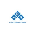 MRA letter logo design on white background. MRA creative initials letter logo concept. MRA letter design.MRA letter logo design on