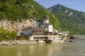 Mraconia Monastery on banks of Danube River Royalty Free Stock Photo