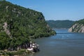 Mraconia Monastery - Danube gorge, Danube in Djerdap Iron gates Royalty Free Stock Photo