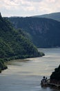 Mraconia Monastery at Danube river gorge Royalty Free Stock Photo