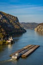 Mraconia monastery on Romanian side of Danube river Djerdap gorge Royalty Free Stock Photo