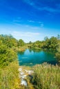 Mreznica river, Karlovac county, Croatia Royalty Free Stock Photo