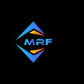 MRF abstract technology logo design on Black background. MRF creative initials letter logo concept Royalty Free Stock Photo