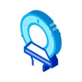 Mri Equipment isometric icon vector illustration