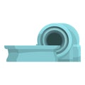 Mri examination icon cartoon vector. Medical machine