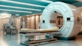 Advanced Diagnostics: The MRI Machine in a Bright Hospital Interior, Cutting-Edge Care, Generative AI