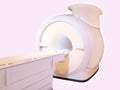 MRI or Magnetic resonance imaging scanner machine in Hospital