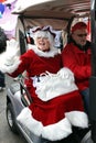 Mrs Claus arrives at Toronto Santa Claus Parade