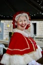 Mrs Santa Claus Big Christmas Smile Royalty Free Stock Photo