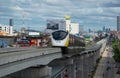 MRT yellow line train during test running