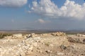 MRuins at Tel Megiddo National park in Israel, Middle East