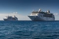 MS Empress of the Seas and MS Seven Seas Navigator off Port George Cayman Islands