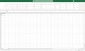 MS Excel Spreadsheet Workspace Interface