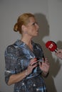 MS.INGER STOJBERG_DANISH MINISTER FOR INTEGRATION Royalty Free Stock Photo