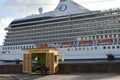 MS Riviera, an Oceania Cruise Ship Docked in Roseau, Dominica