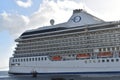 MS Riviera, an Oceania Cruise Ship Docked in Roseau, Dominica