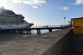 MS Riviera, an Oceania Cruise Ship Docked in Roseau, Dominica