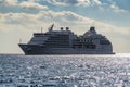 MS Seven Seas Navigator off Port George Cayman Islands Royalty Free Stock Photo