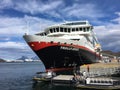 MS Trollfjord in BodÃÂ¸, Norway. Royalty Free Stock Photo