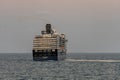 MS WESTERDAM, Holland America Line passengers ship sails in the sea during the trip to Thailand