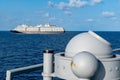 MS WESTERDAM, the Vista Class cruise ship owned by Holland America Line sails in the sea during the trip to Thailand with megnetic